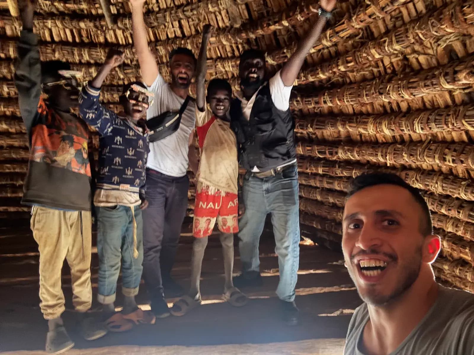 Inside a village home in the Omo Valley